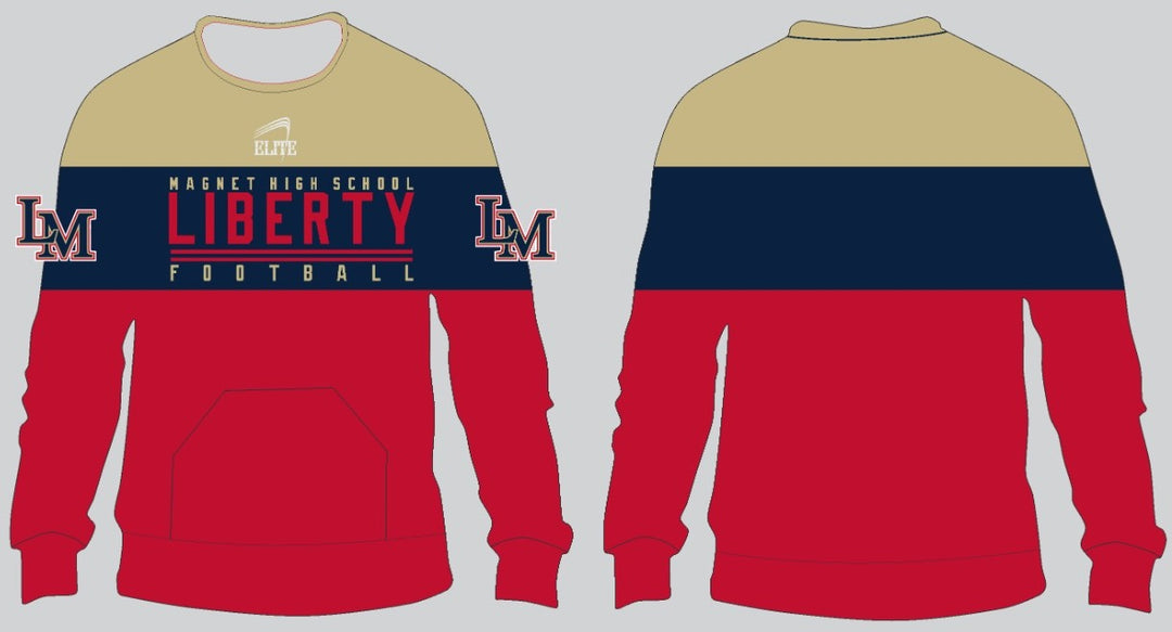 Liberty Football Team - Sweatshirt Blue/Red