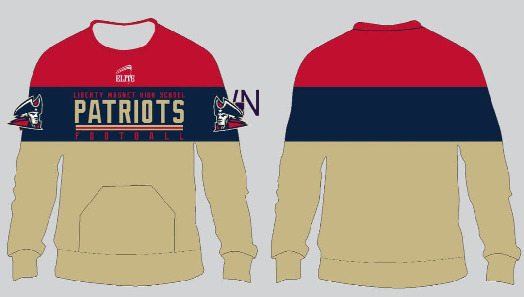 Liberty Football Team - Sweatshirt Blue/Khakhi