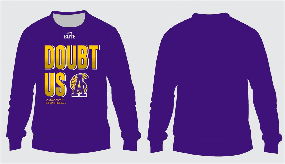 AHS Doubt Us Crewneck Sweatshirt - Purple