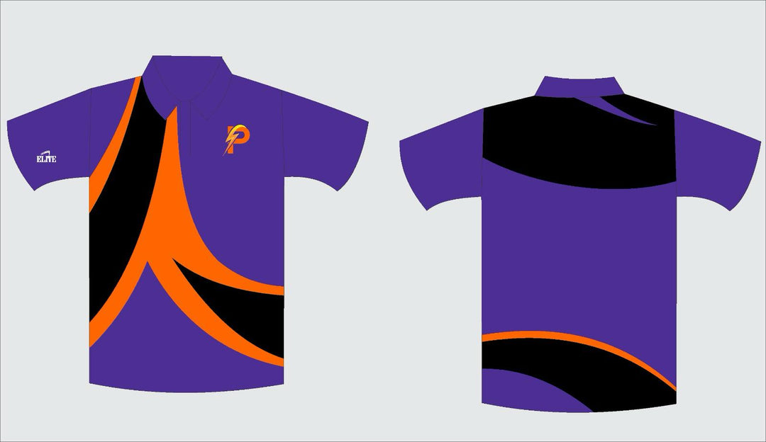 LA Power - Polo - Purple/Black/Orange