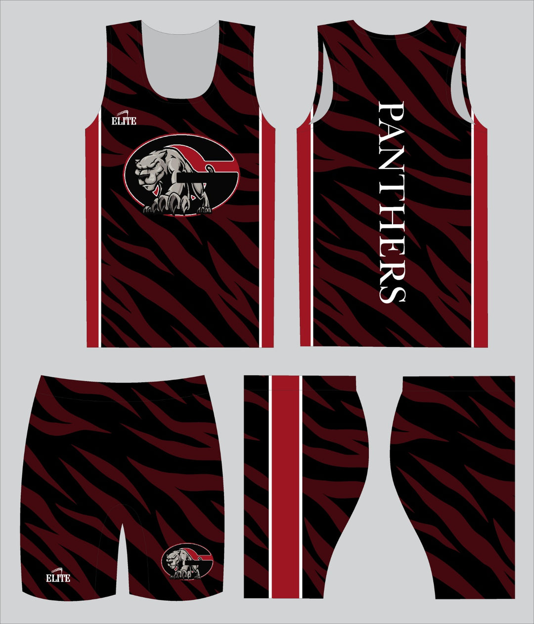 Glen Oaks Track Store - Practice Gear Mahroon/Red