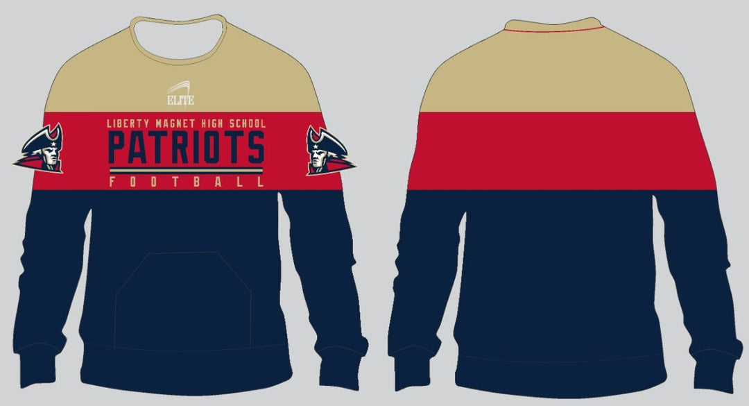 Liberty Football Team - Sweatshirt Red/Blue