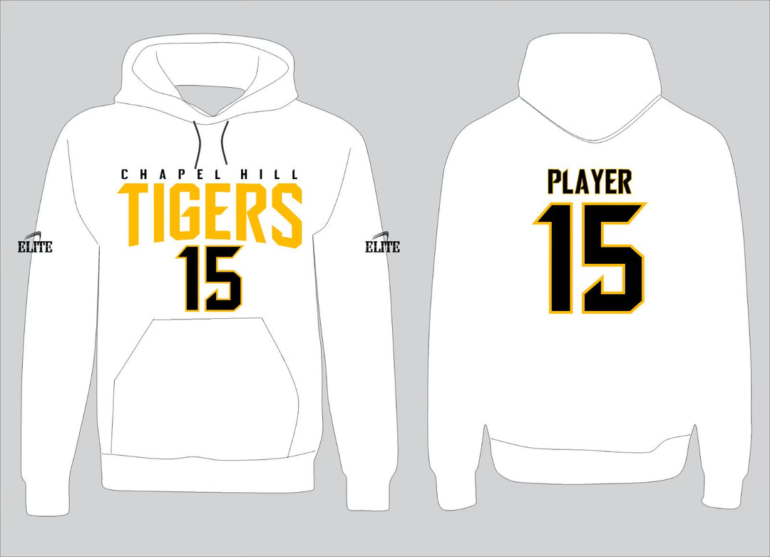 Chapel Hill Fan Name&Number Hoodie - White