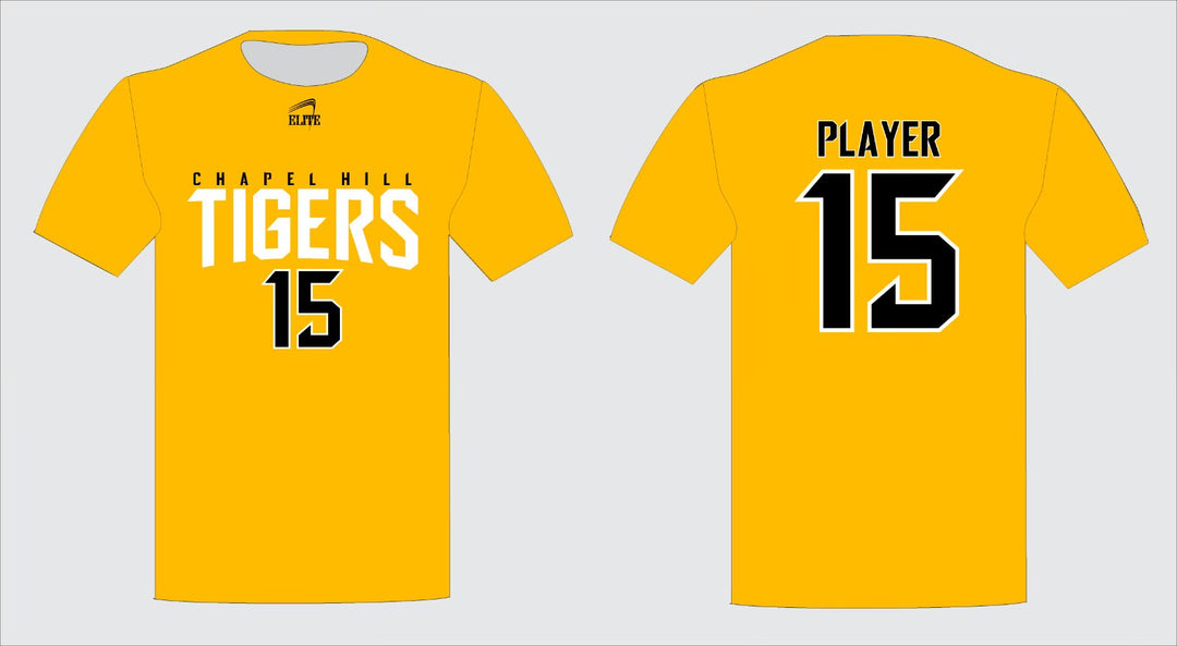 Chapel Hill Tigers Fan Name&Number SS Shirt - Yellow