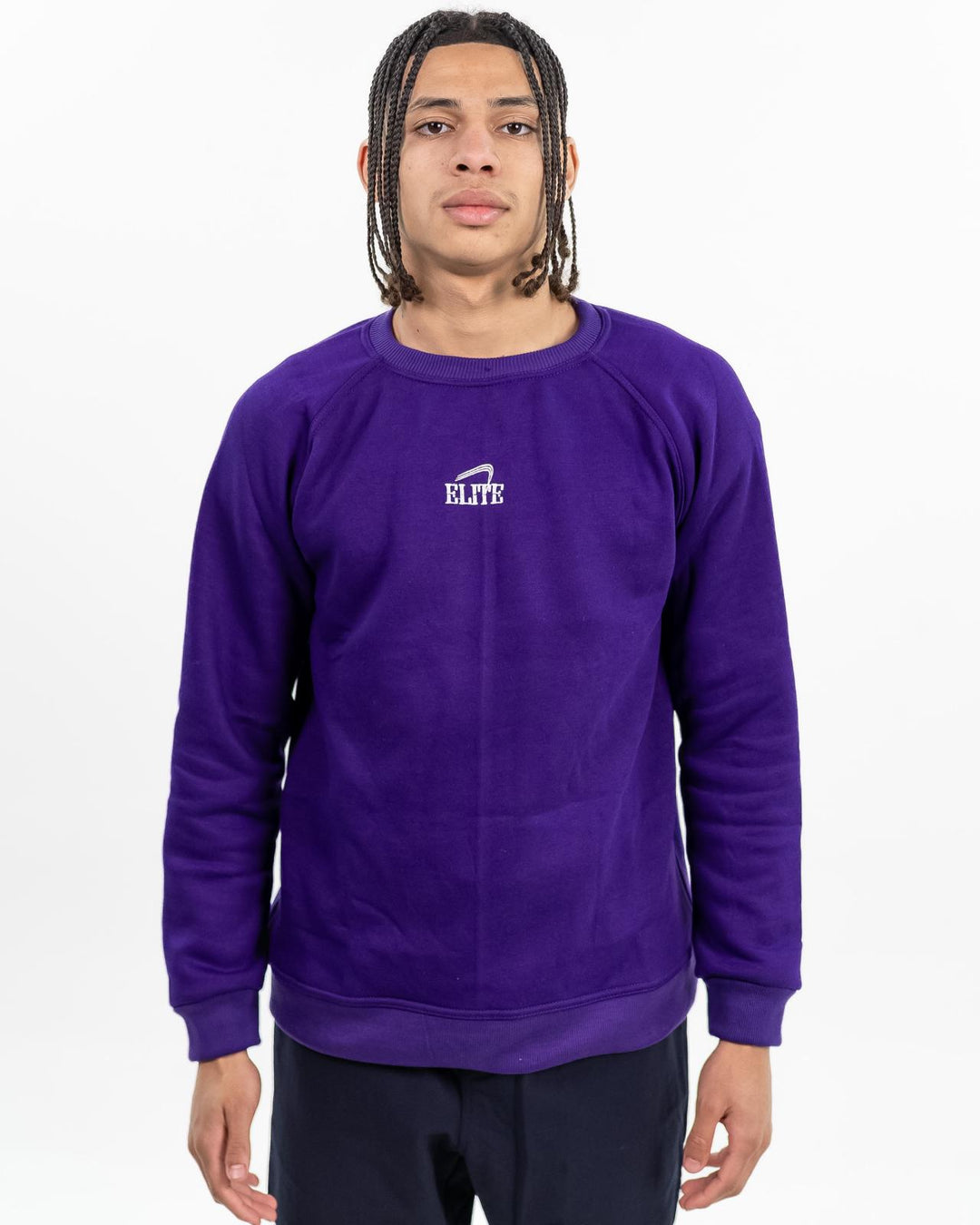 ELITE CREWNECK SWEATSHIRT - PURPLE