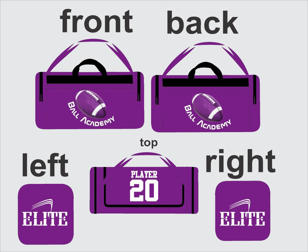Ball Academy Customized bags - Purple
