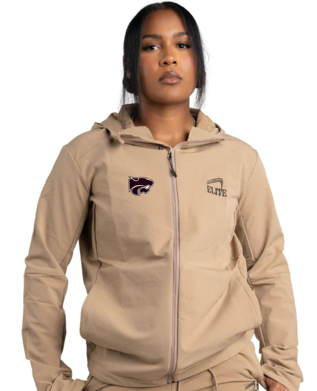 Central Parents Team Women's Elite Day To Day Jacket - Desert Sand