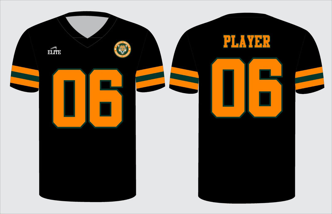 Cougars Football Jersey - Black & Yellow