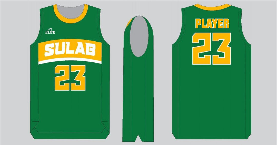 SULAB Basketball Jersey Green