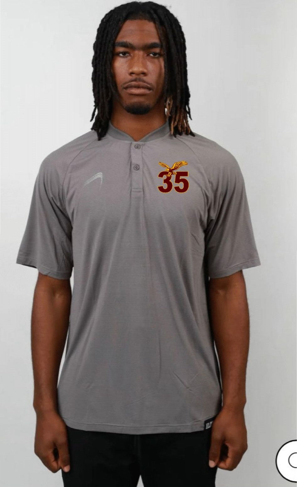 McDonough 35 Team Shop - Golf Polo - Grey