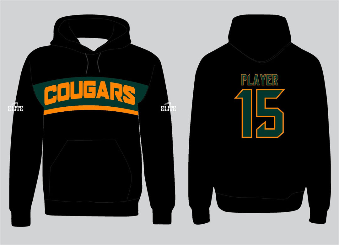 Cougars Hoodie - Black & Green