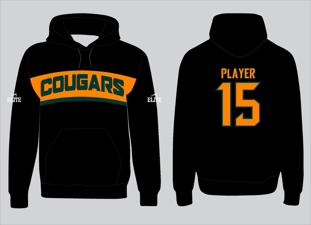 Cougars Hoodie - Black & Yellow