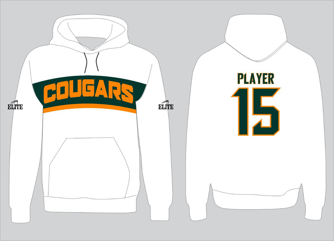 Cougars Hoodie - White & Green
