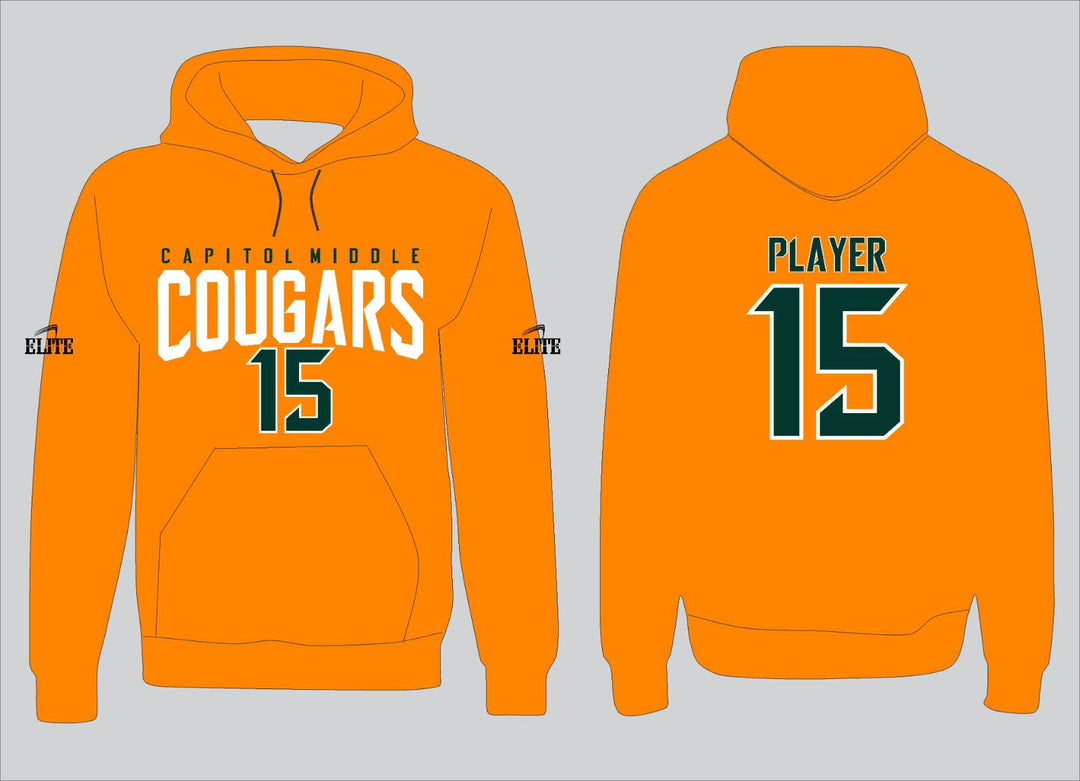 Cougars Hoodie - Yellow