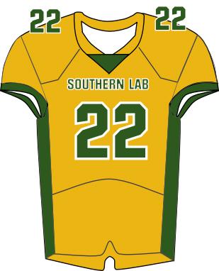 Southern Lab Football Jersey - Gold