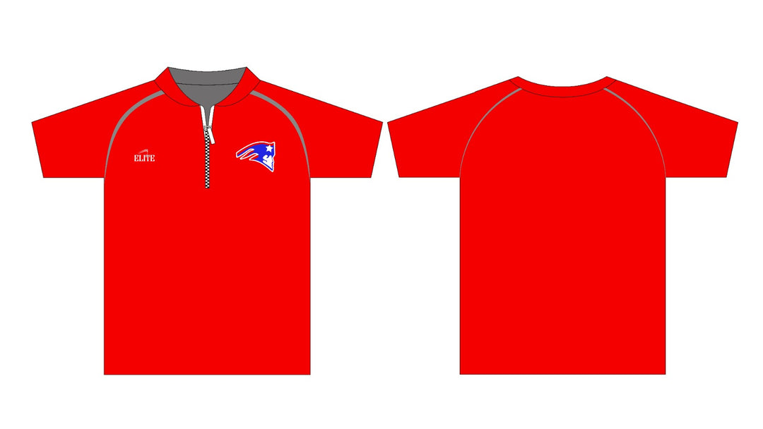 Prescott Academy Store - Polo - Half Zip Red