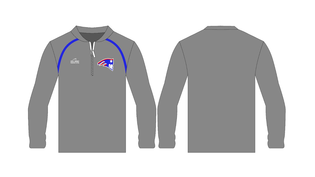 Prescott Academy Store - HALF ZIP LONG SLEEVE DRY FIT PULLOVER