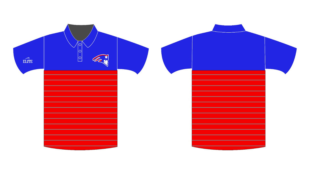 Prescott Academy Store - Polo with Patterns Blue/Red
