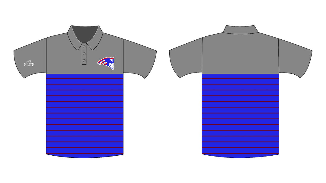 Prescott Academy Store - Polo with Patterns Gray/Blue
