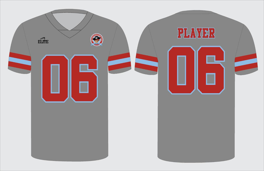 Little Bucks Football Jersey - Gray