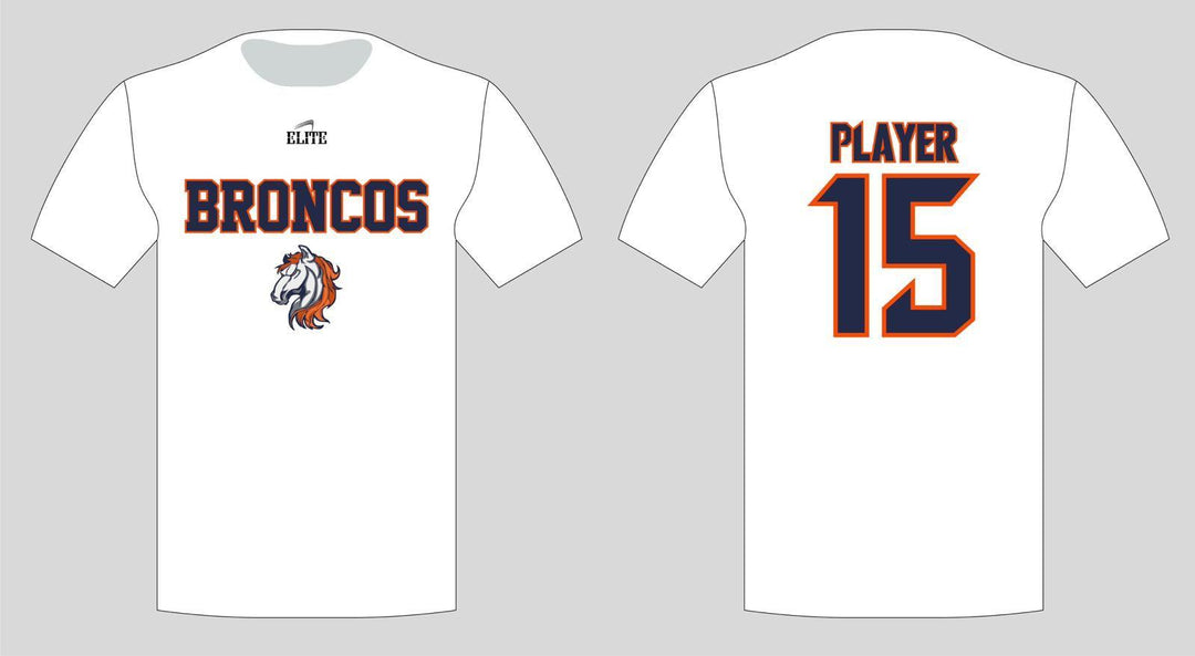Broncos Short Sleeve Shirt - White