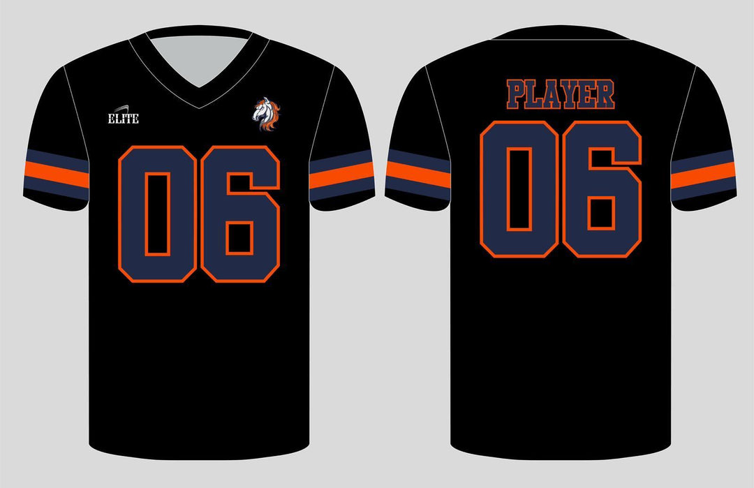 Broncos Football Jersey - Black