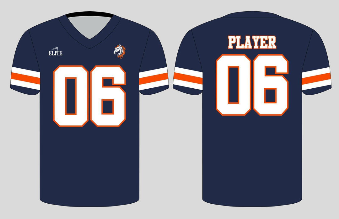 Broncos Football Jersey - Navy Blue