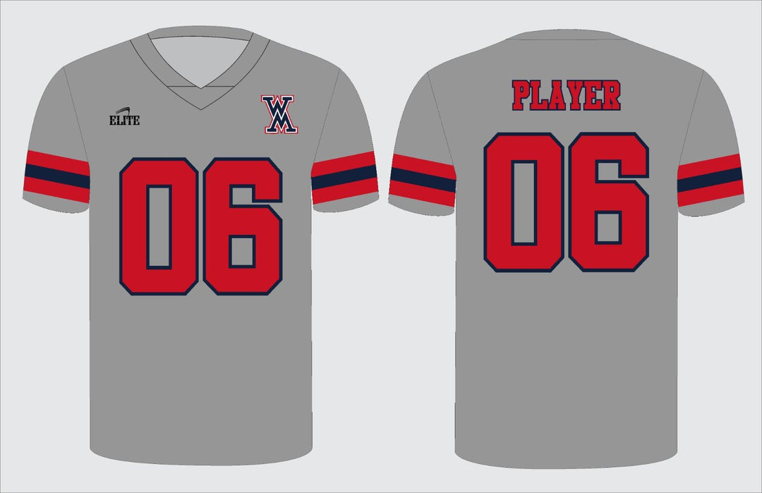 West Monroe Football Jersey - Gray