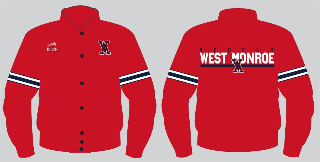 West Monroe Bomber Jacket - Red