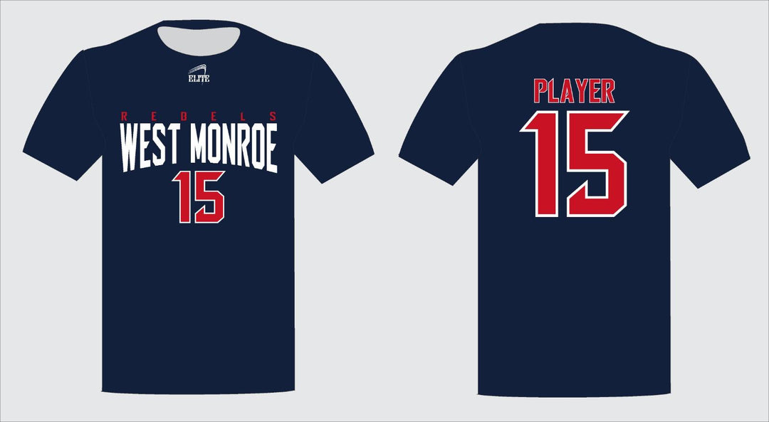 West Monroe Short Sleeve Shirt - Navy Blue