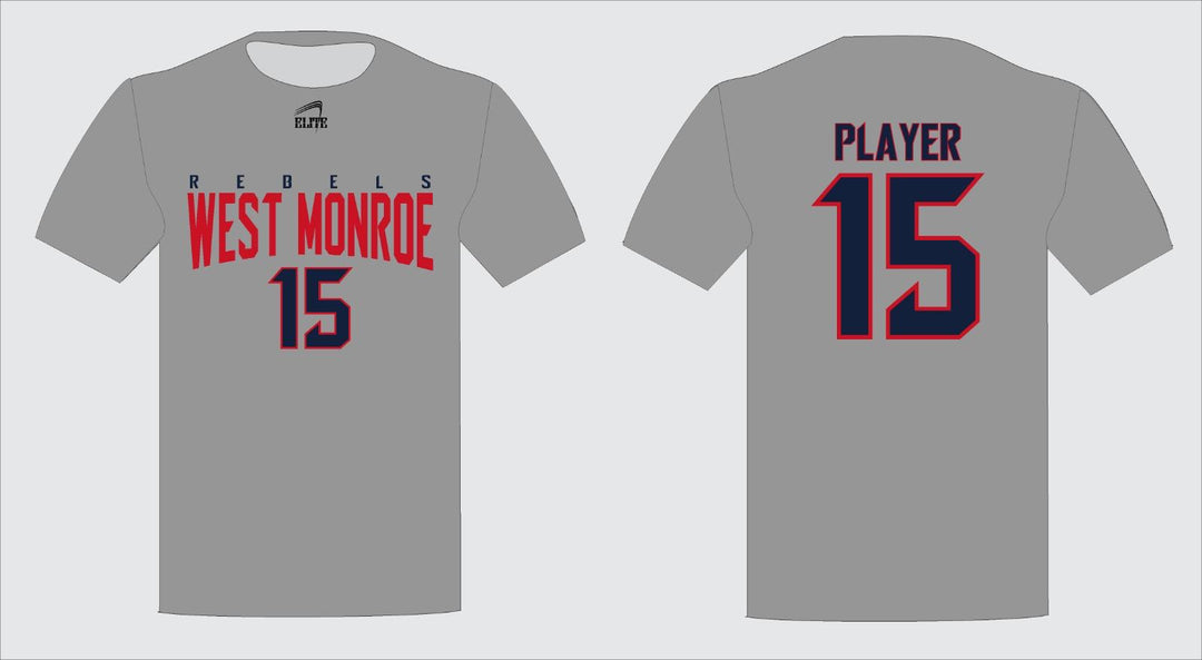 West Monroe Short Sleeve Shirt - Gray Blue