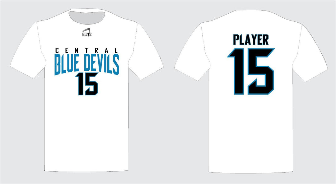 Central High NJ Short Sleeve Shirt - White Black