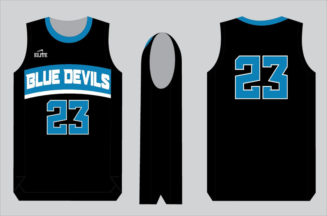 Central High NJ Basketball Jersey - Black