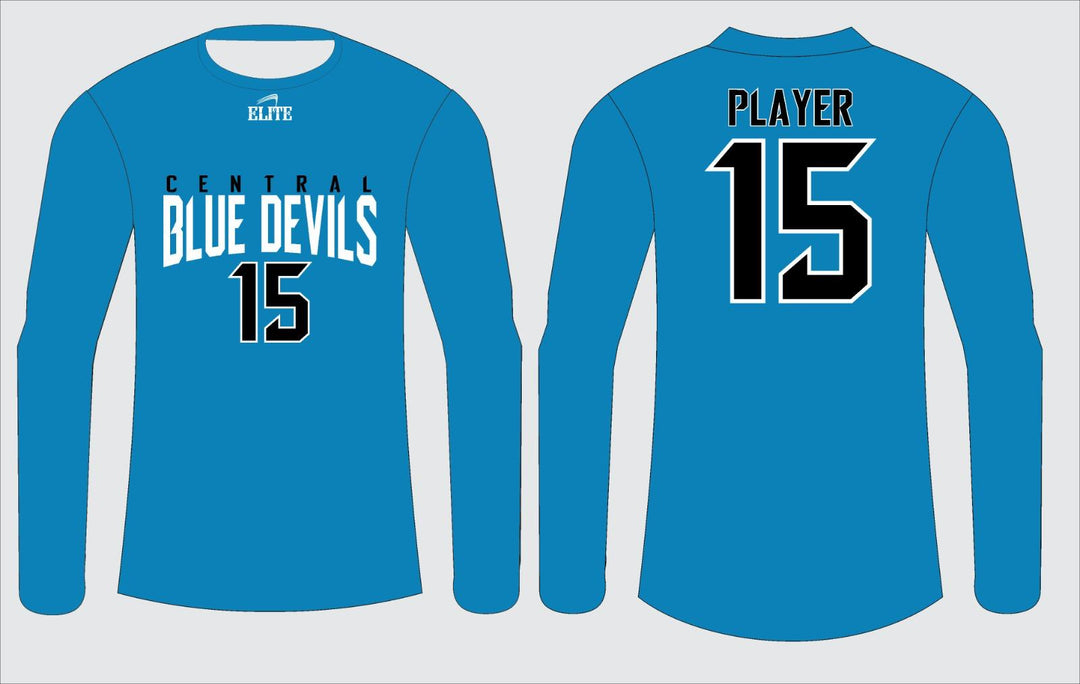 Central High NJ Long Sleeve Shirt - Sky Blue