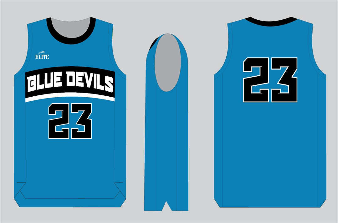 Central High NJ Basketball Jersey - Sky Blue