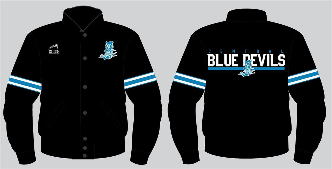 Central High NJ Bomber Jacket - Black