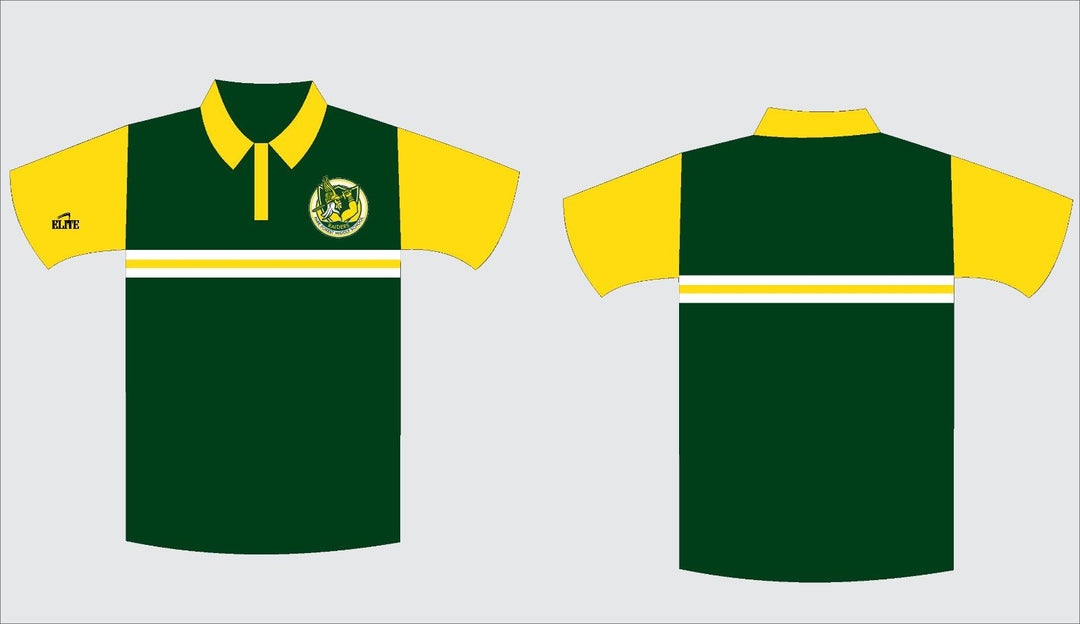 Park Forest Polo - Green/ Yellow Arm