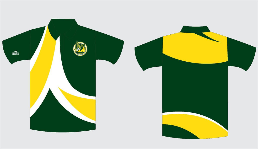Park Forest Polo - Green/ Yellow