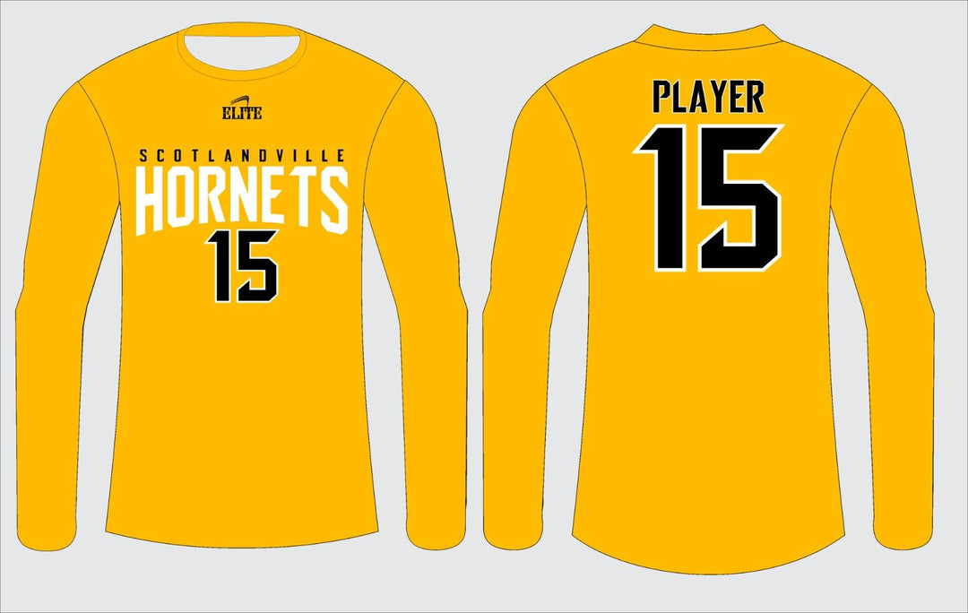 Hornets Long Sleeve Shirt - Yellow