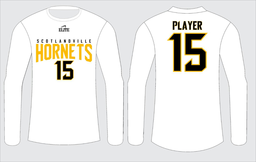 Hornets Long Sleeve Shirt - White