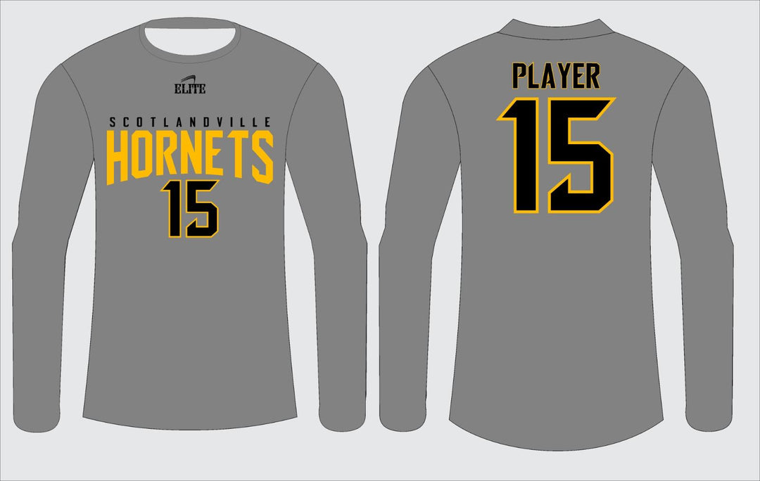 Hornets Long Sleeve Shirt - Grey
