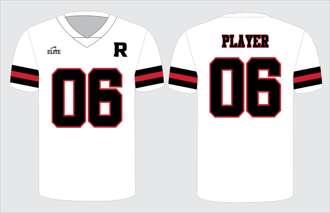 Bearcats Fan - Football Jersey - White black strips