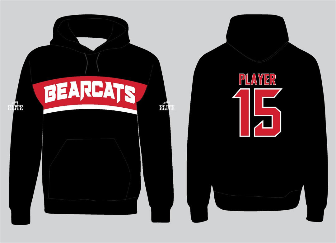 Bearcats Fan - Hoodie Black - White logo