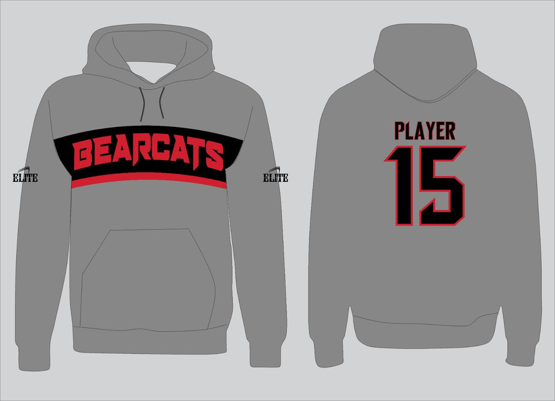 Bearcats Fan - Hoodie Gray - Red Logo