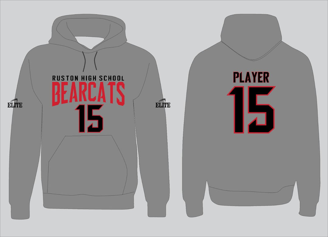 Bearcats Fan - Hoodie Gray - Red Logo