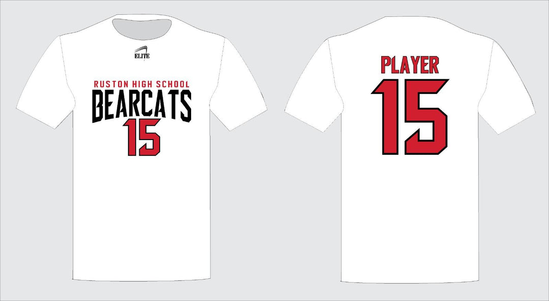 Bearcats Fan - Short Sleeve Shirt - White - Black logo