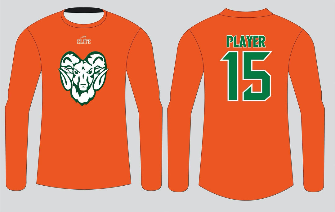 Rams Fan - Long Sleeve Shirt - Orange
