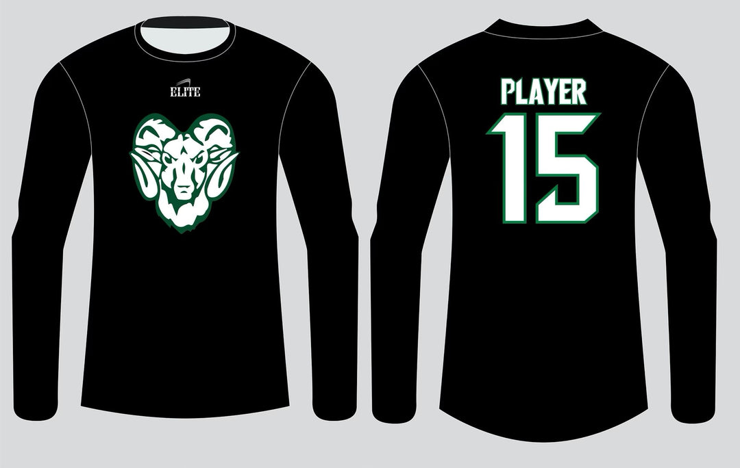 Rams Fan - Long Sleeve Shirt - Black