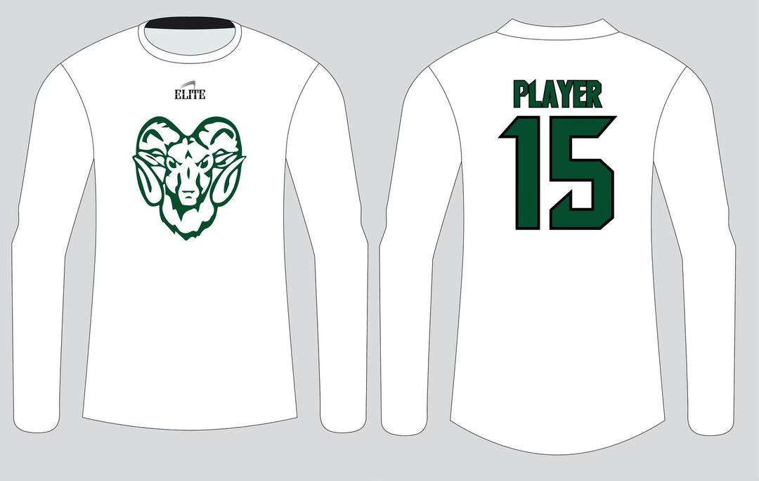 Rams Fan - Long Sleeve Shirt - White