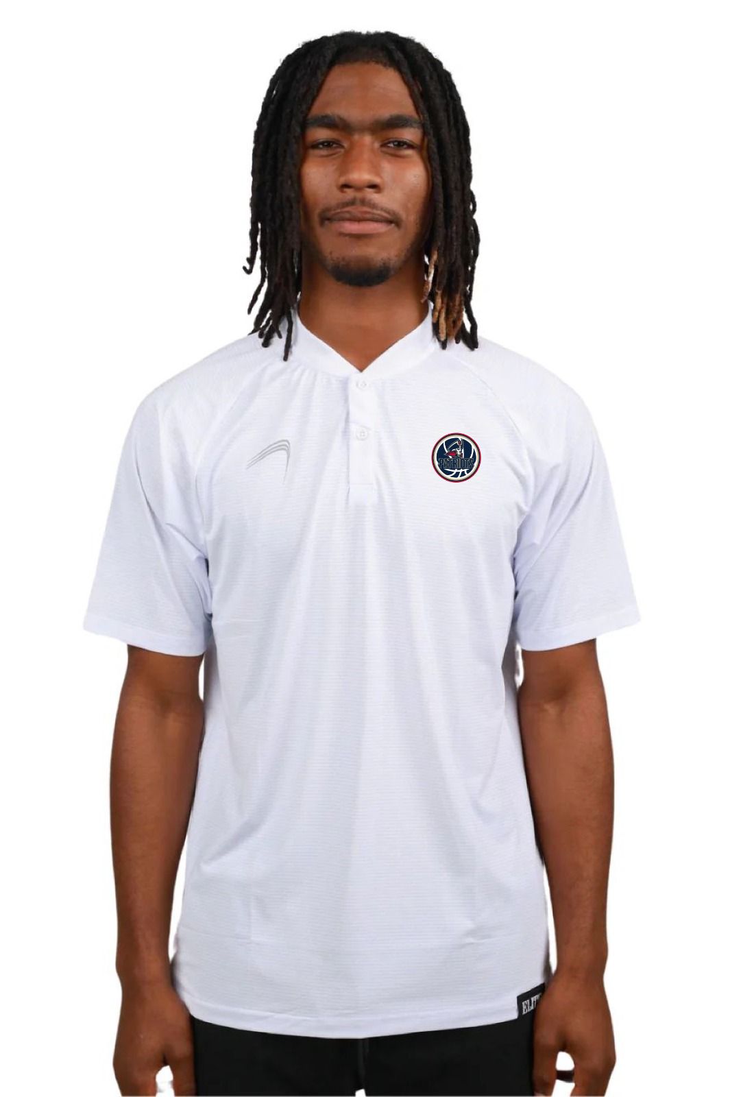 Liberty Boys Basketball Golf Blade Polo - White